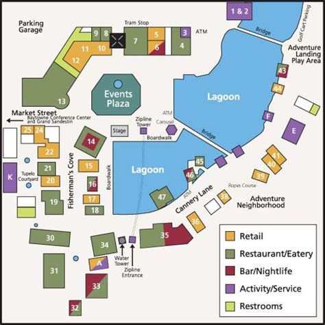 Sandestin Village of Baytowne Wharf Map - | Destin florida vacation, Destin florida, Sandestin ...