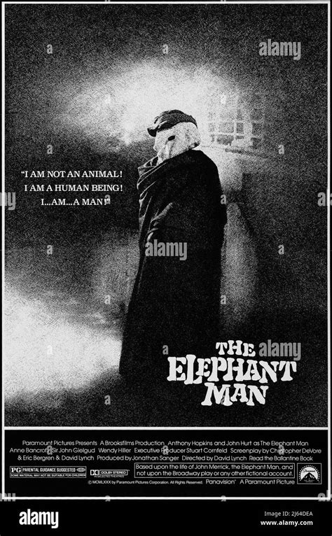 The elephant man poster hi-res stock photography and images - Alamy