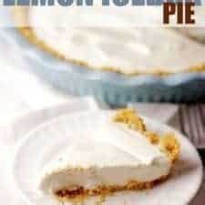 Easy No-Bake Lemon Icebox Pie