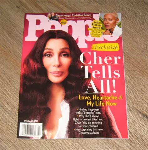 PEOPLE 2023 MAGAZINE CHER Geri Halliwell VANNA WHITE Alyson Hannigan ...