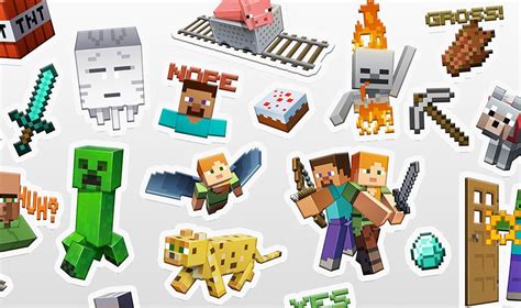 Minecraft stickers out now! | Minecraft