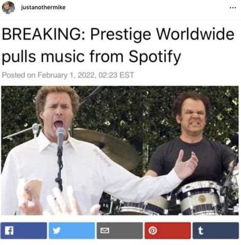 Prestige Worldwide Pulls Music From Spotify Meme Archives - Shut Up And ...