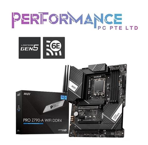 MSI PRO Z790-A Z790A Z790 A WIFI DDR4 Gaming Motherboard (3 YEARS ...