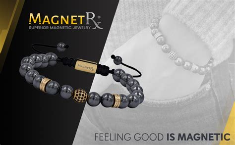 MagnetRX® Magnetic Hematite Bracelet – MAX Strength Magnetic Stones ...