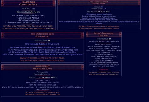 PoE 3.23 Affliction New Base Types & Unique Items List | Updating