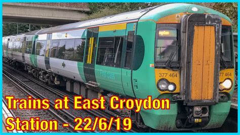 Trains at East Croydon Station - 22/6/19 - YouTube