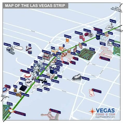 The Las Vegas Strip Map In 2023