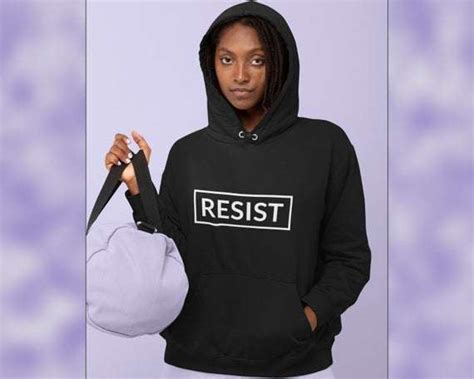 Resist Hoodie Social Justice Hooded Sweatshirt - WJS Merchants, LLC