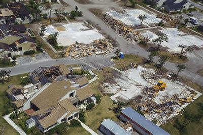 Hurricane Andrew Aftermath - Stock Image - C017/4323 - Science Photo Library