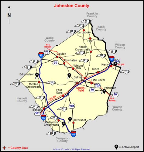 North Carolina - Johnston County Airports