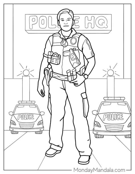 Coloring Pages Of Police Station