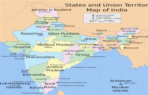 On indian map mark 1 States with capital 2 tropic of cancer 3 tropic of capricon 4 standard ...