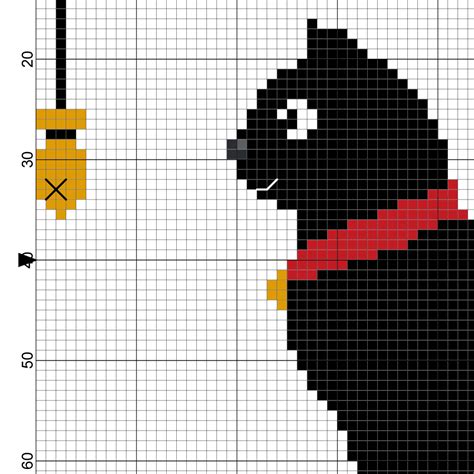 Black Cat Cross Stitch Pattern – Daily Cross Stitch