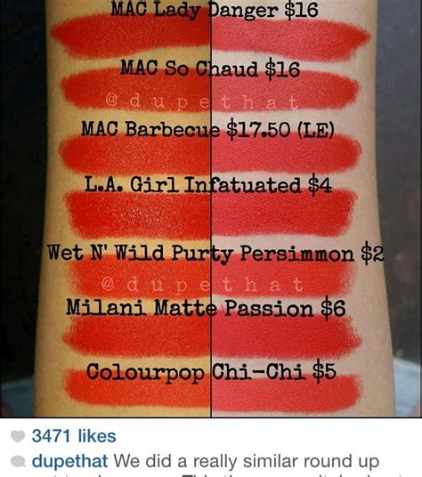 Mac oranges Beauty Dupes, Drugstore Makeup, Beauty Hacks, Mac Lady Danger Dupe, Beauty Care ...