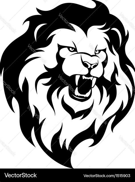 Roar lion Royalty Free Vector Image - VectorStock