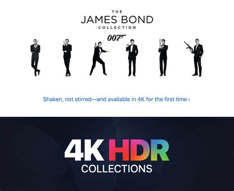 James Bond Collection in 4K on iTunes : r/JamesBond