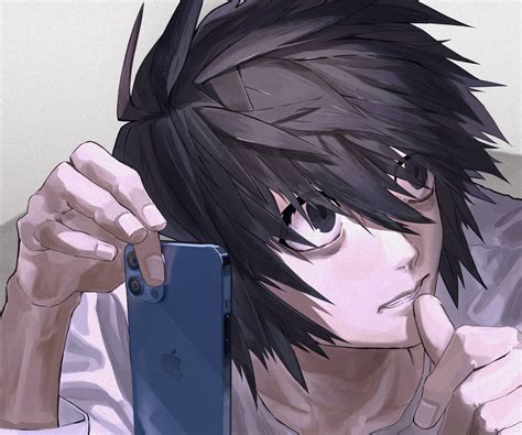 L Lawliet Iphone Wallpaper