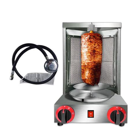 Amazon.com: Zz Pro Shawarma Doner Kebab Machine Gyro Grill con 2 quemadores de engorde Vertical ...