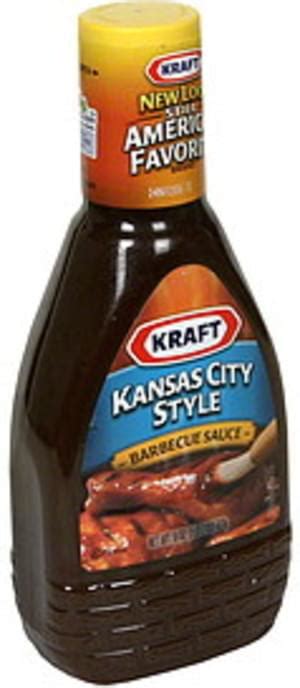 Kraft Kansas City Style Barbecue Sauce - 18 oz, Nutrition Information ...