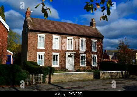 Colourful image of Hartburn Village and its' traditional old British style buildings, Stockton ...