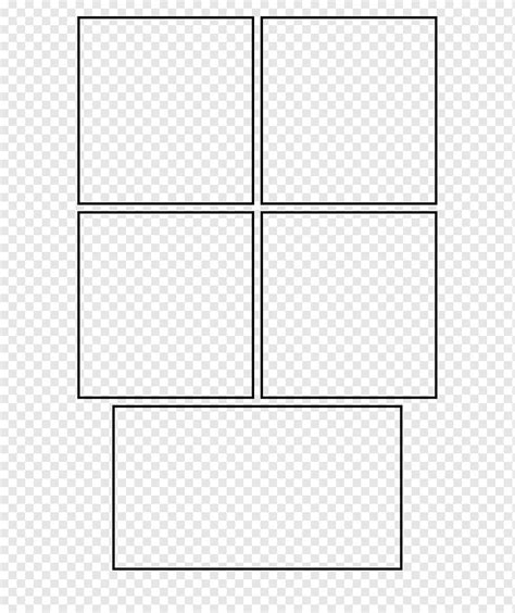 Five square sketches, Template Comics Comic book Comic strip Panel ...