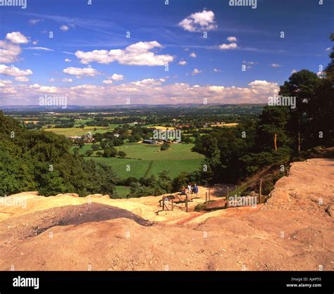 View of Cheshire Plain From Stormy Point on The Edge Alderley Edge Stock Photo: 4791892 - Alamy