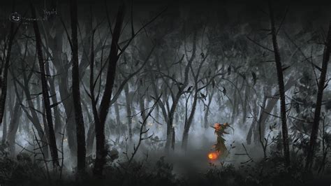 Halloween Forest Wallpapers - Top Free Halloween Forest Backgrounds - WallpaperAccess