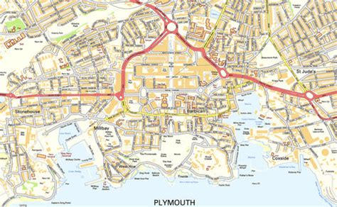 Plymouth Street Map | I Love Maps