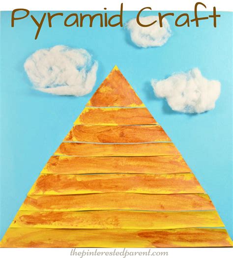 Egyptian Pyramid Craft – The Pinterested Parent