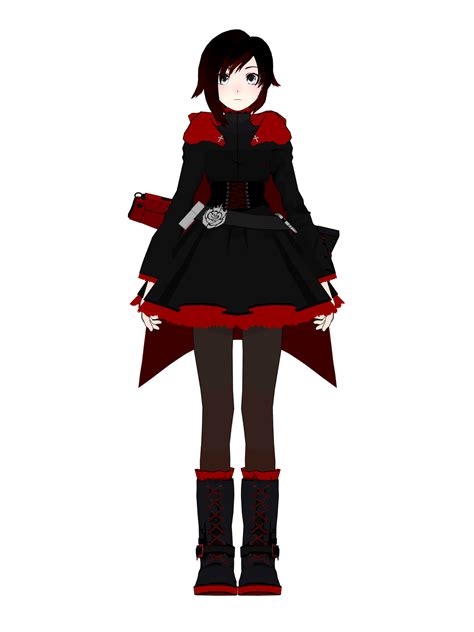 Full 3D Model: Ruby Rose | RWBY | Know Your Meme