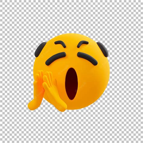 Premium PSD | Applaud emoticon 3d emoji icon