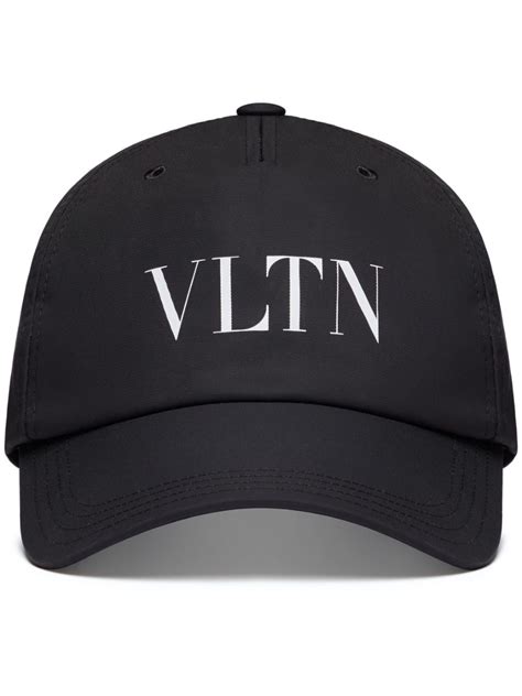 Valentino Garavani VLTN-print Cap | Black | FARFETCH