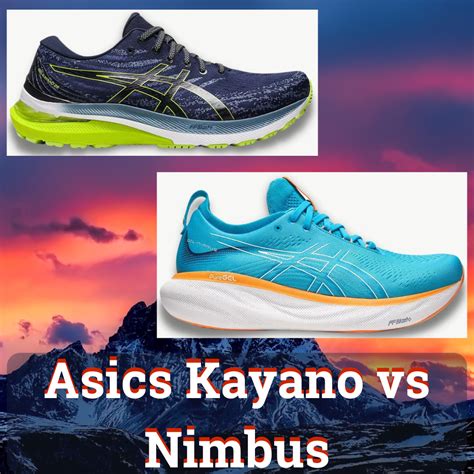 Asics Kayano vs Nimbus [2024]: Which is The Best Option? - UpbeatRun