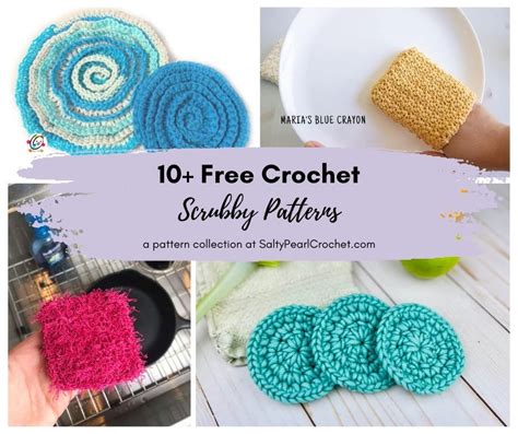 Crochet Scrubby Patterns You Need to Try • Salty Pearl Crochet