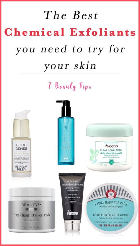 The Best Chemical Exfoliants You Need to Try for Your Skin - 7BeautyTips | Chemical exfoliant ...