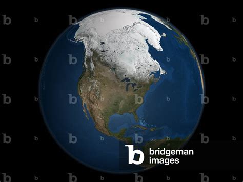 Image of Earth: North pole by satellite - The North pole of