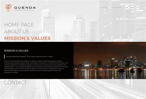 Quenda - Business Initiative Website :: Behance