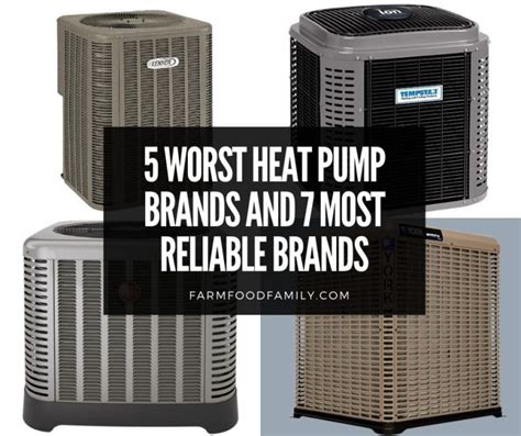 5 Worst Heat Pump Brands To Avoid and 7 Most Reliable Brands (2024)