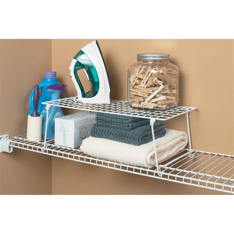 Stack and Hang Shelf Wire Hanging Kit Organizer Storage , White By ClosetMaid 75381734851 | eBay