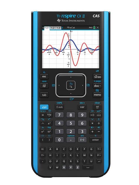 Texas Instruments TI-Nspire CX II CAS Color Graphing Calculator with Student Software (PC/Mac)