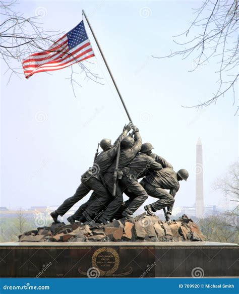 Iwo Jima Memorial Stock Photo - Image: 709920