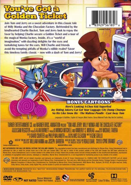 Tom and Jerry: Willy Wonka and the Chocolate Factory - Original Movie ...