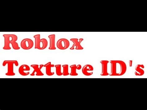 Roblox Image Id List