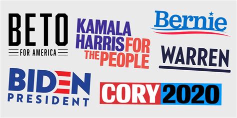 2020 presidential candidates' campaign logos, ranked by design experts ...