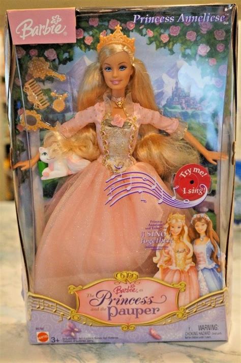 NRFB Princess Anneliese Barbie - The Princess and the Pauper - Sing Together Set for sale online ...