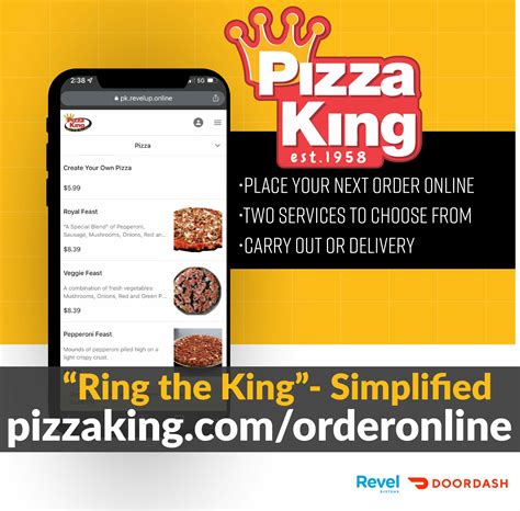 Order Online - Pizza King - Ring the King