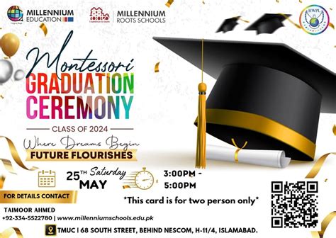 Montessori Graduation Ceremony for Early Years, TMUC Islamabad, 25 May ...