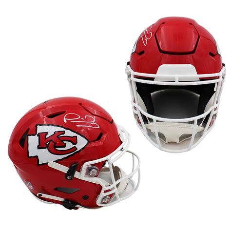 Patrick Mahomes Signed Chiefs Authentic Full Size Helmet (Fanatics ...