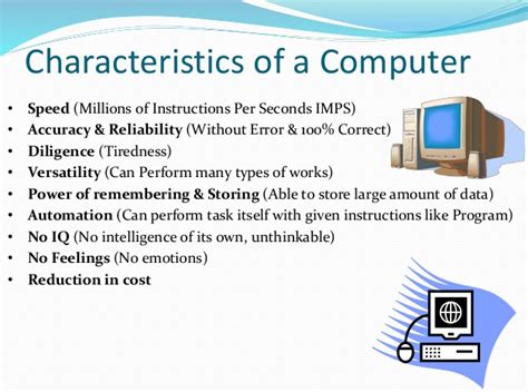 What is Computer and Its Feature | Education and Information Technology ...