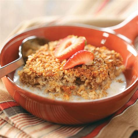 Baked Oatmeal Recipe with Brown Sugar and Cinnamon